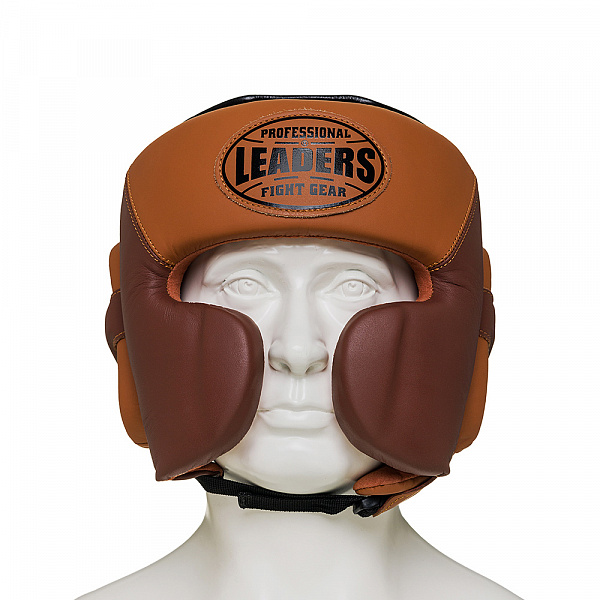 Шлем боксерский LEADERS LS MEX HERITAGE VELCRO BR/BG 