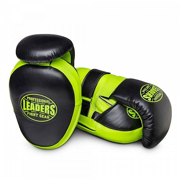 Лапы тренерские LEADERS DUAL BK/GN