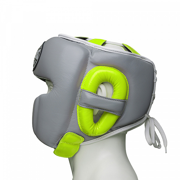 Шлем боксерский LEADERS MEX FANCY GR/GN