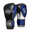 Перчатки боксерские LEADERS LITE BK/BL (12 oz, кожа, черный/синий)